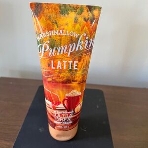 Bath & Body Works Marshmallow Pumpkin Latte Ultra Shea Body Cream 8oz New
